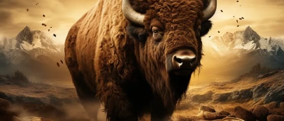 Zoek naar goud op de ongetemde Amerikaanse vlakten in Wild Wild Bison