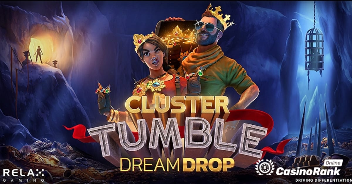 Begin een episch avontuur met Relax Gaming's Cluster Tumble Dream Drop